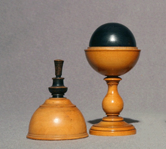 Appraisal: BILLIARD BALL VASE The magician could make a billiard ball