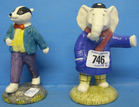 Appraisal: Beswick pair Figures Bill Badger and Edward Trunk both limited