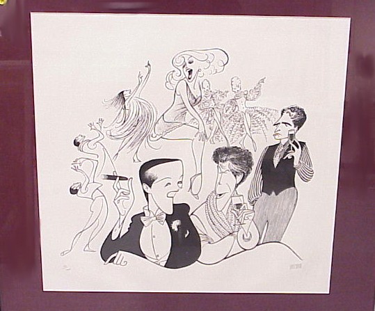 Appraisal: Al Hirschfeld - lithograph Victor Victoria ed of h x