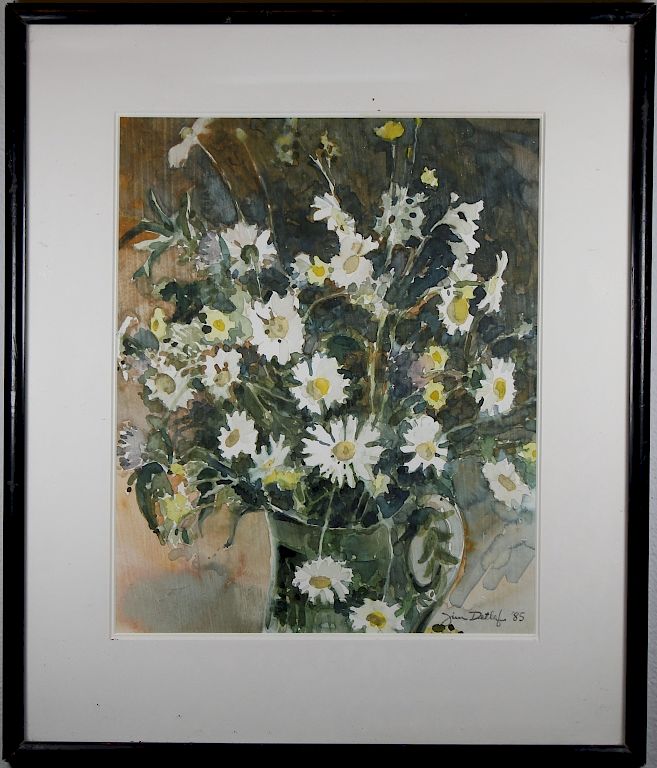 Appraisal: Signed ' Watercolor of an Arrangement of Flowers Signed '