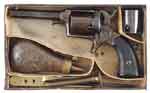 Appraisal: RARE BOXED BEALS ND MODEL PERCUSSION POCKET REVOLVER Cal SN