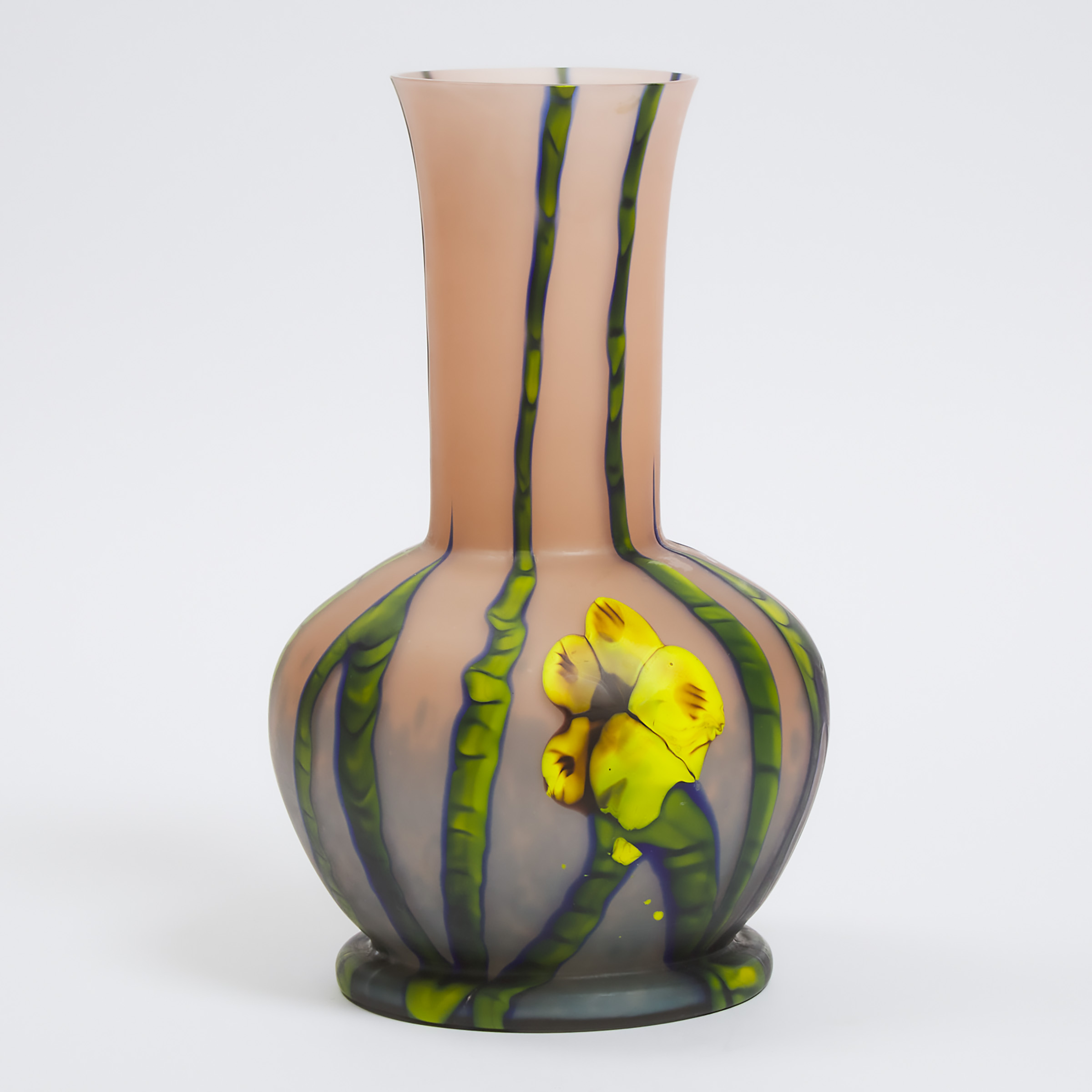 Appraisal: Bohemian Marquetry Glass Vase th century height in cm