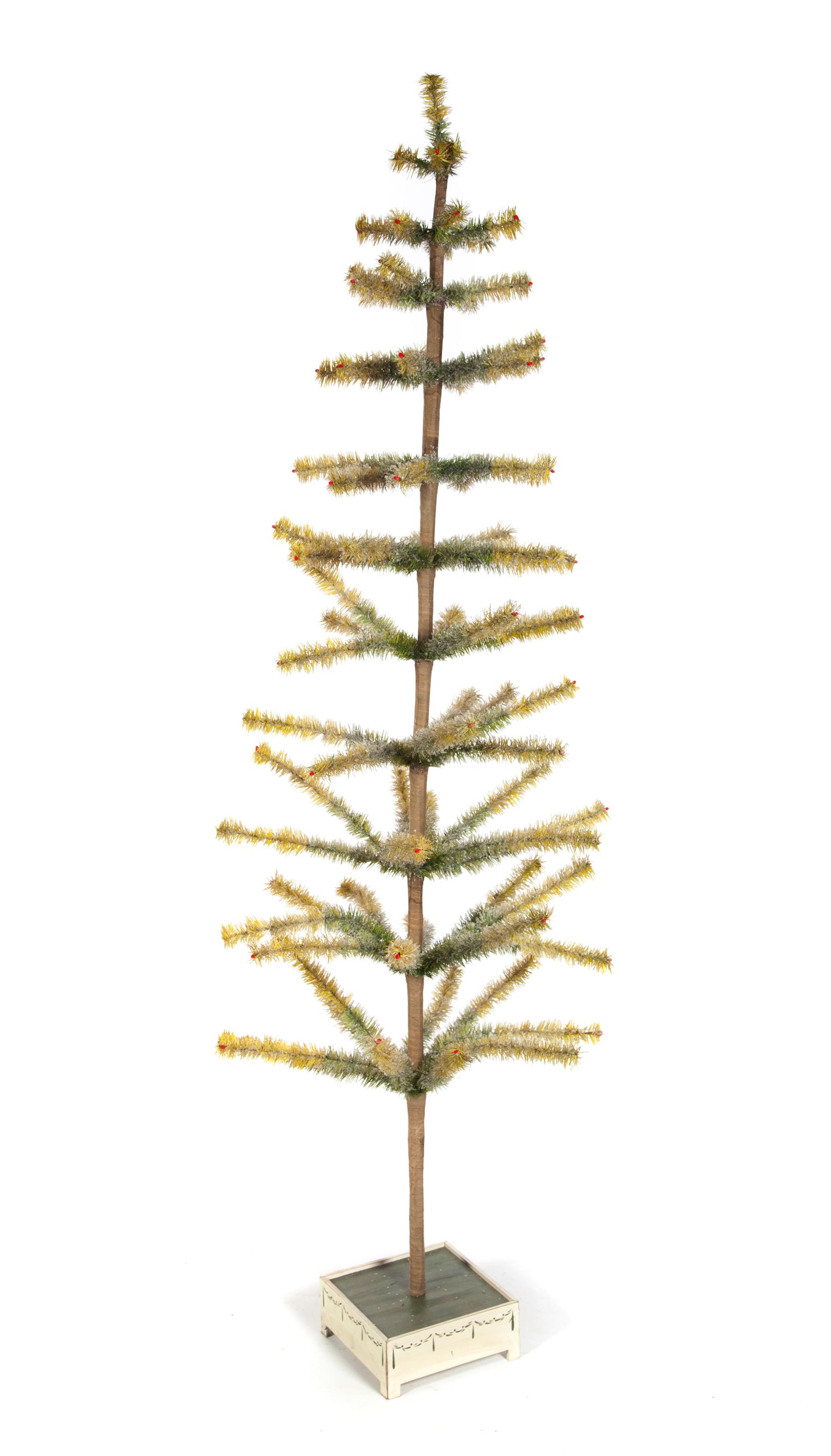 Appraisal: CHRISTMAS TREE Late th century Made for Beacon Hill Fiber