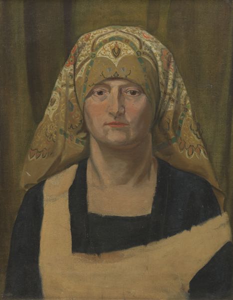 Appraisal: OSWALD HAMILTON CUNNINGHAM BRITISH - x Orientalist portrait Oil on