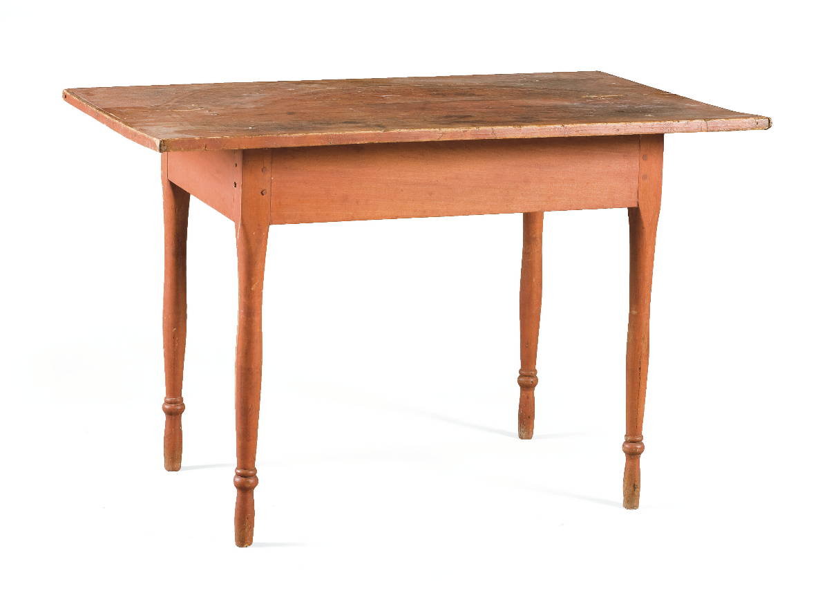 Appraisal: EARLY NEW HAMPSHIRE OR MAINE BIRCH TAVERN TABLE IN OLD