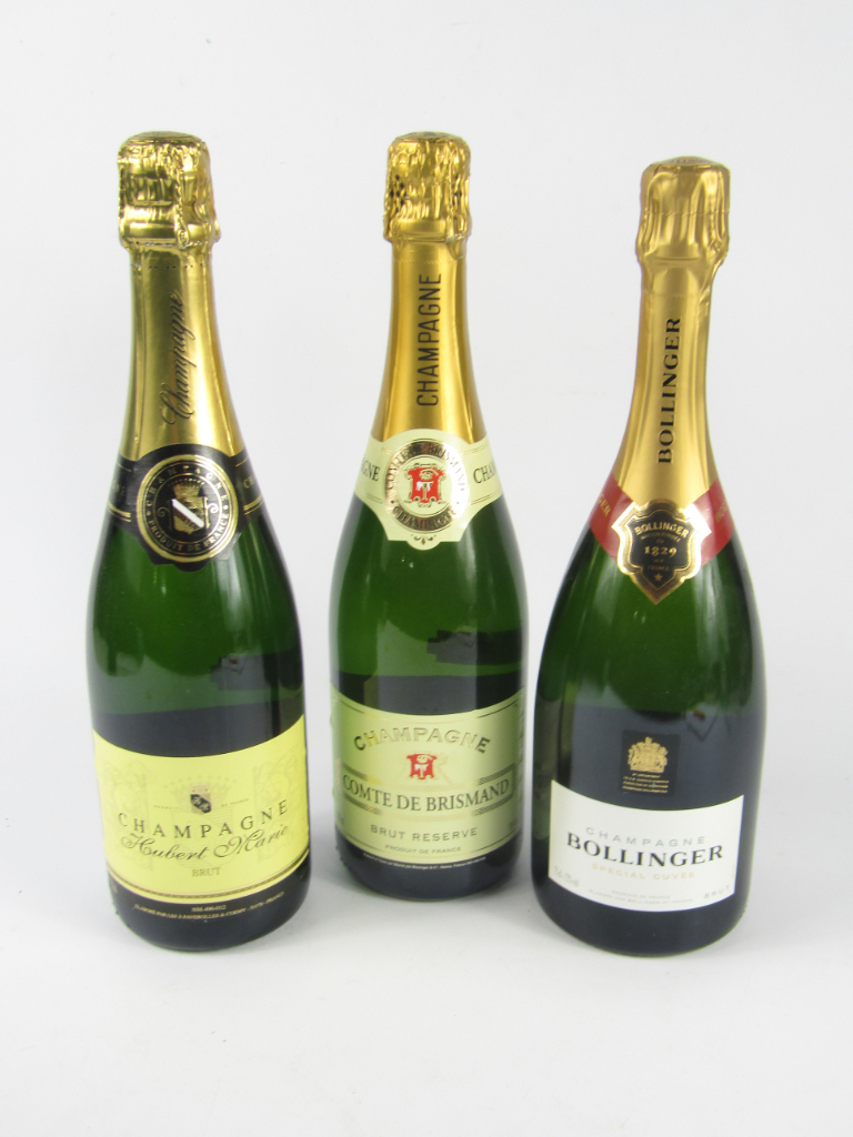 Appraisal: A bottle of Bollinger special cuvee champagne Hubert Marie champagne