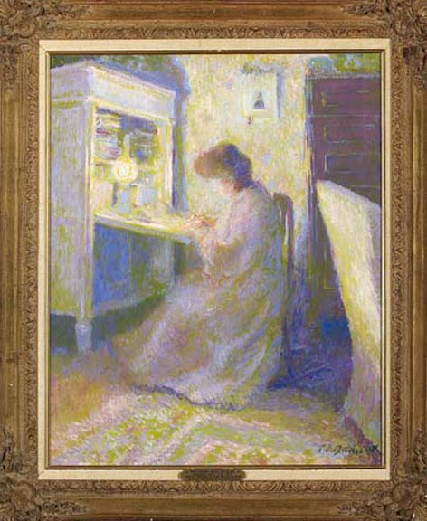 Appraisal: Theodore Earl Butler American Ohio - Femme de L'Artiste oil