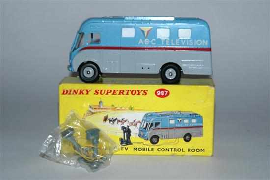 Appraisal: Dinky ABC TV Mobile Control Room light blue and grey