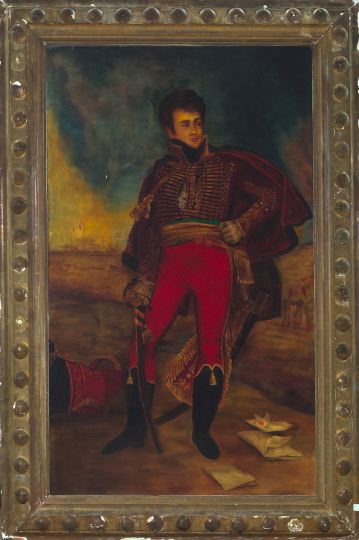 Appraisal: Continental School th Century Portrait of Jozef Poniatowski of Poland