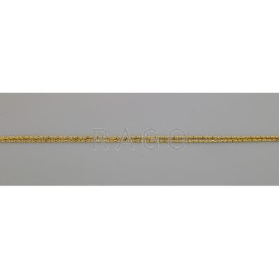 Appraisal: BUCCELLATI FANCY K YELLOW GOLD CHAIN Loop-in-loop and oval links