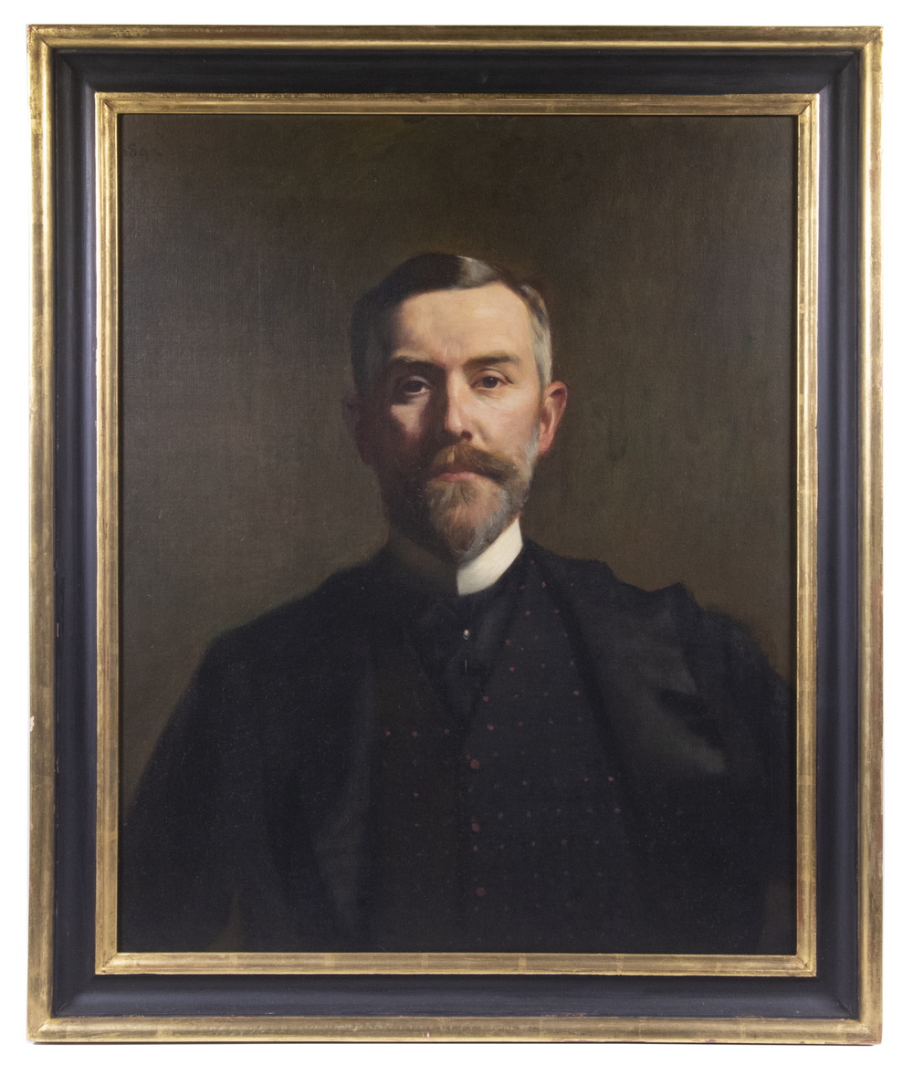 Appraisal: ROBERT GORDON HARDIE VT - Portrait of F Merriam oil