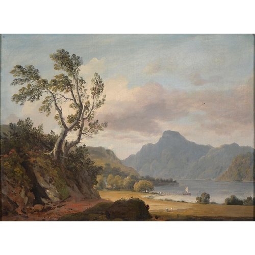 Appraisal: Circle of Jane Nasmyth - Highland Landscape with Figures by