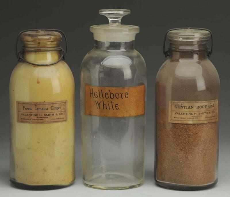 Appraisal: Lot of Early Apothecary Jars Early s Condition Very Good