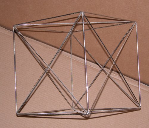 Appraisal: untitled metal rod cube Metal on Metal th Century Sculpture