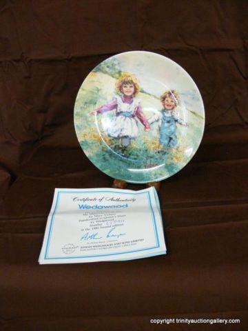 Appraisal: Wedgwood Painted Collector Plate Playtime issued in Second in series