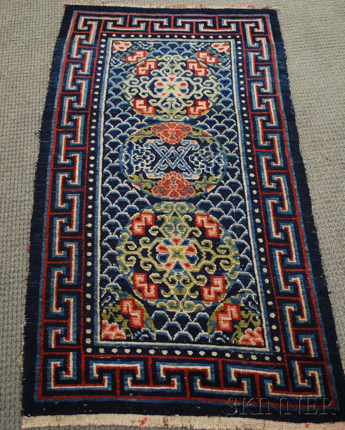 Appraisal: Tibetan Rug th century ft in x ft in