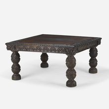 Appraisal: Renaissance Revival EXTENSION DINING TABLE late th centurycarved and stained