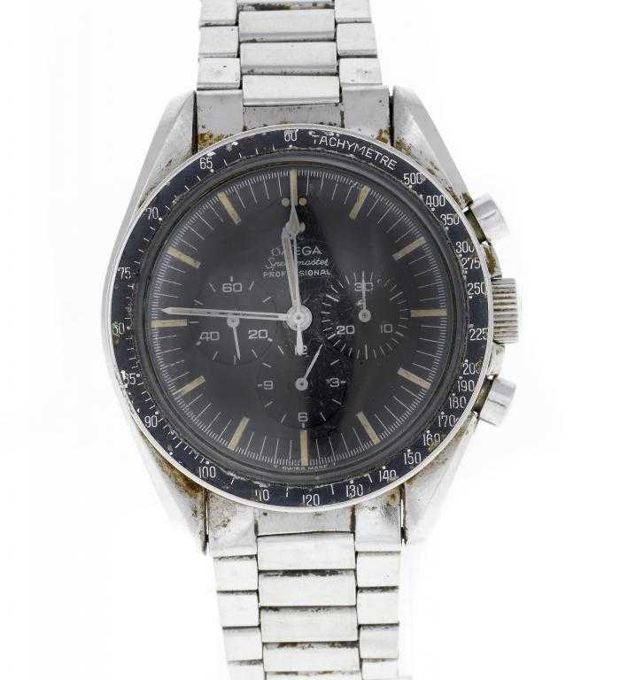 Appraisal: AN OMEGA STAINLESS STEEL CHRONOGRAPH SPEEDMASTER PROFESSIONAL calibre No jewelled