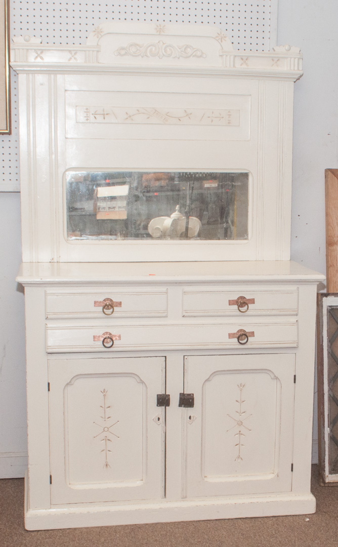 Appraisal: Painted Eastlake style server