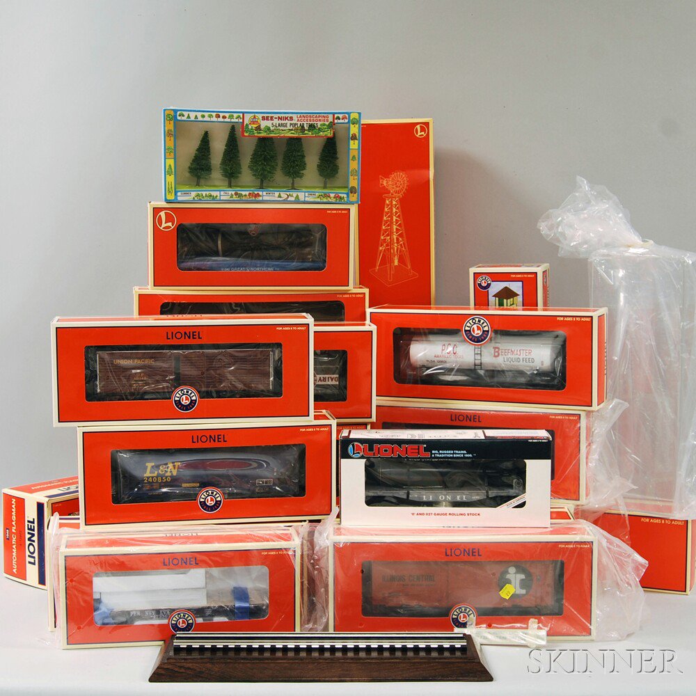 Appraisal: Set of Twenty-three Lionel O Gauge Model Trains and Accessories