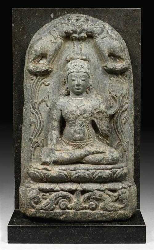 Appraisal: STELE FOR TARA North East India Pala-period th century H