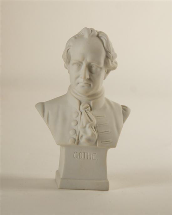 Appraisal: Parian Bust of G the Goethe B H