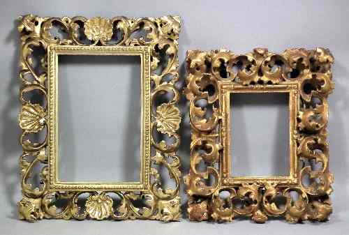 Appraisal: A late th early th Century Florentine giltwood rectangular picture