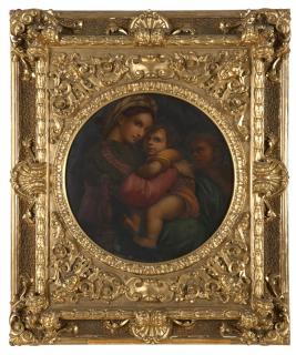 Appraisal: Late th Century Italian School After Raphael's ''Madonna Della Seggiola''