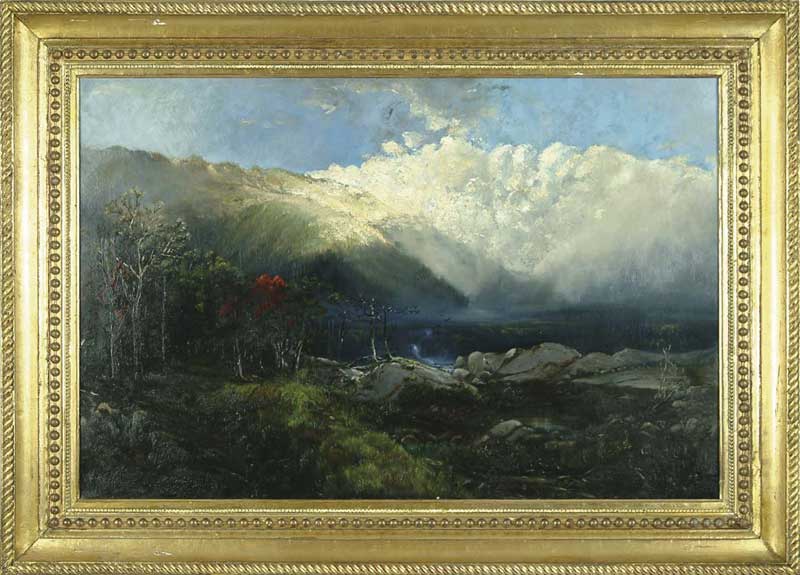 Appraisal: WILLIAM LOUIS SONNTAG American - MIST IN THE MOUNTAINS Large