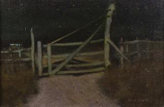 Appraisal: Painting Charles Rollo Peters Charles Rollo Peters American - Gate