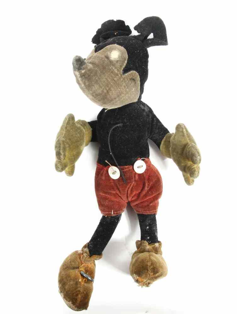 Appraisal: THE FIRST MICKEY MOUSE DOLL - The first Mickey Mouse