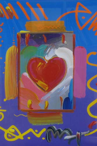 Appraisal: PETER MAX ACRYLIC PAINTING ON PAPER New York born titled