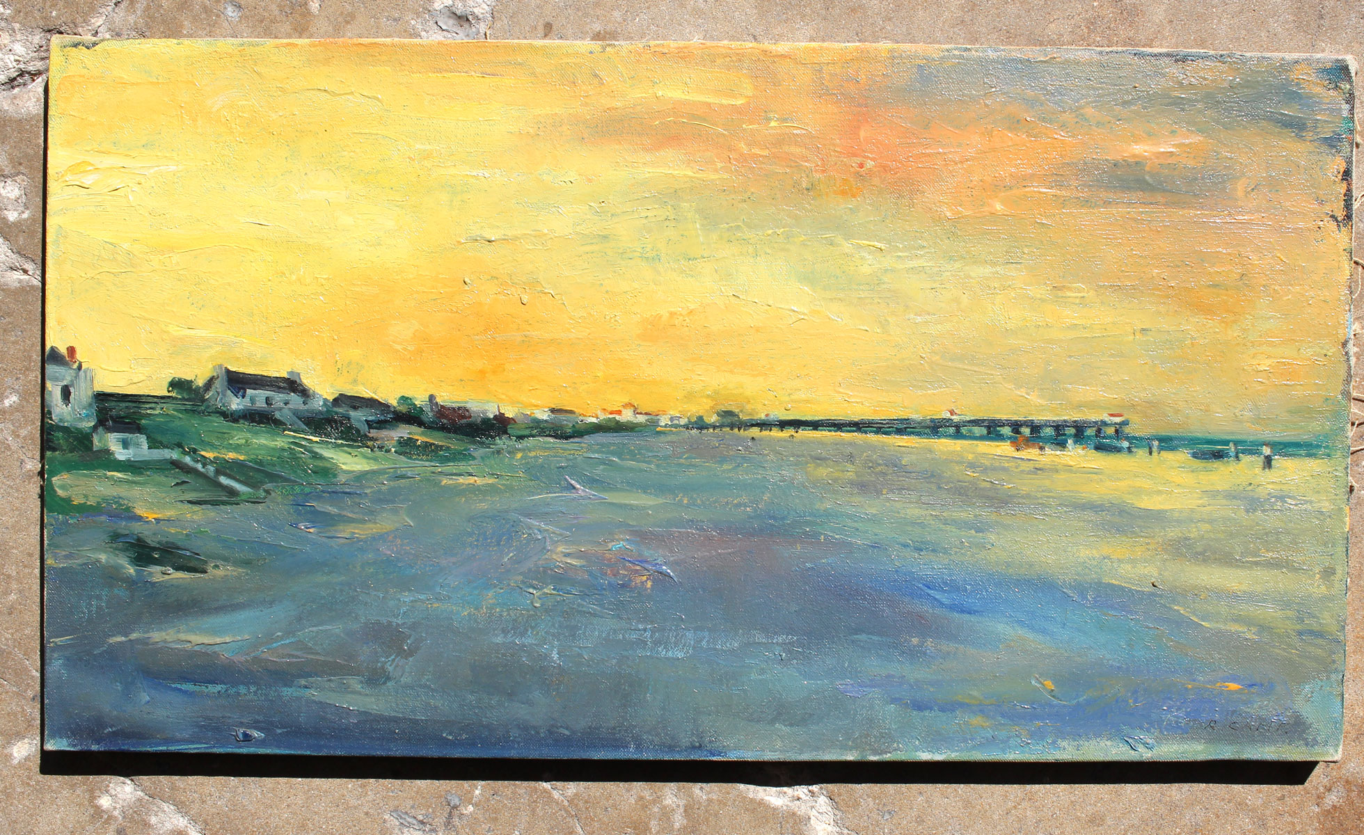 Appraisal: CAMP Robert th Century ''The Beach Near Ormond'' Oil Canvas