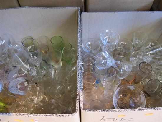 Appraisal: TWO BOXES OF ASSORTED GLASS WARE