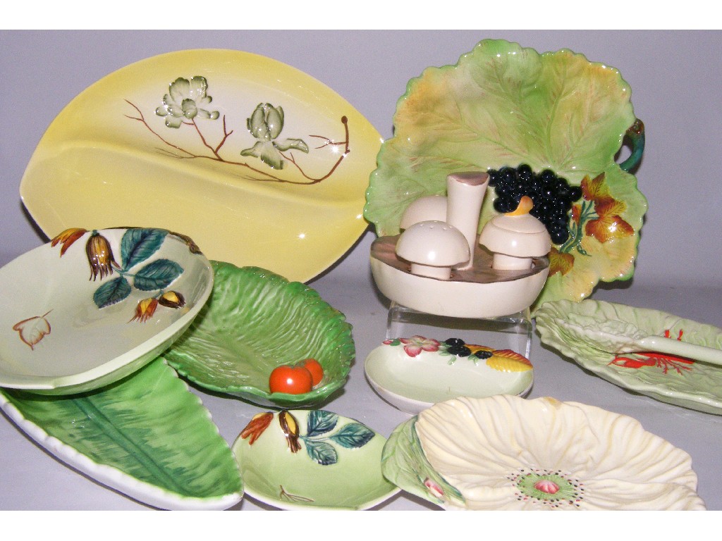 Appraisal: Collection of Carlton ware 'Australian Design' relief decorated salad and