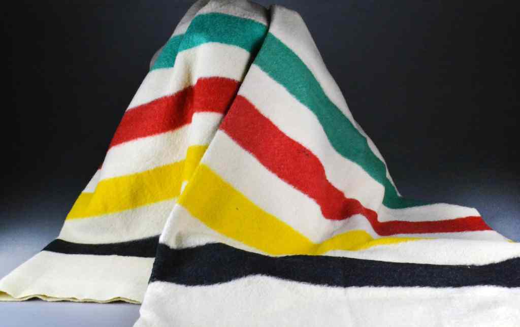 Appraisal: Hudson Bay Point Woolen BlanketsEach with white background with four