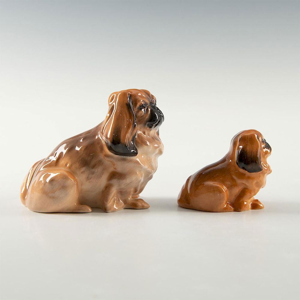 Appraisal: ROYAL DOULTON SEATED PEKINESE ANIMAL FIGURINES Pair from Doulton Dogs