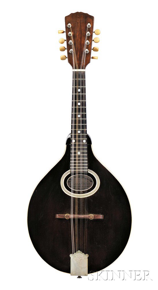 Appraisal: American Mandolin Gibson Mandolin-Guitar Company Kalamazoo Style A labeled GIBSON