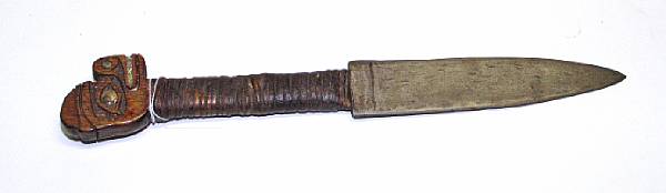 Appraisal: A Northwest Coast dagger length in