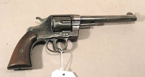 Appraisal: A U S Colt Model double action revolver Serial no