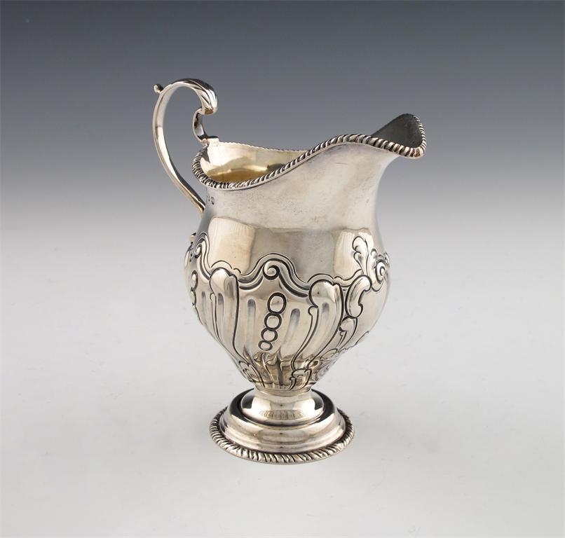 Appraisal: A late-Victorian silver cream jug