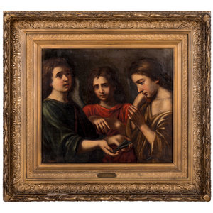 Appraisal: After Giovanni Francesco Barbieri Guercino Italian - th Century Angels