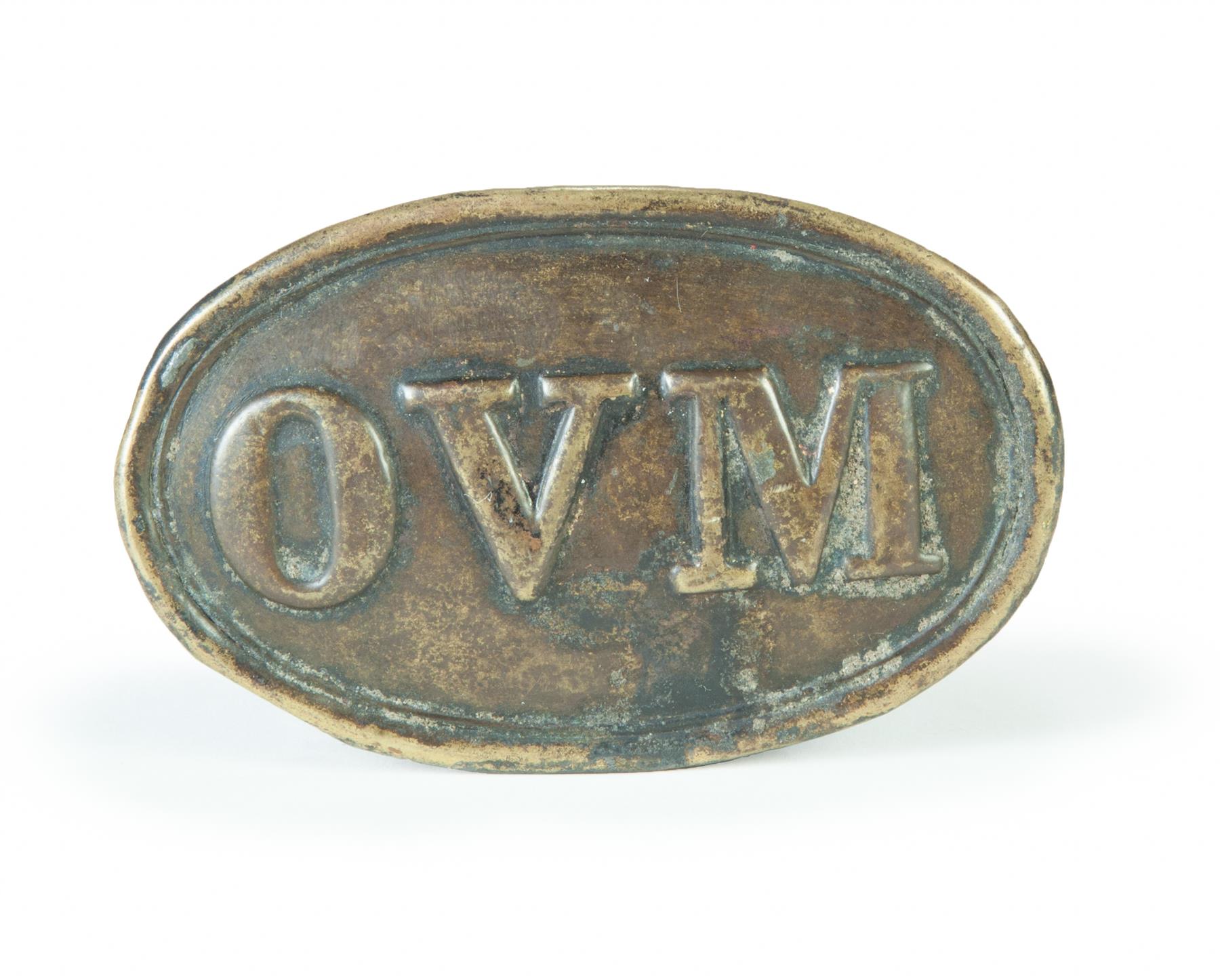 Appraisal: CIVIL WAR BELT BUCKLE American rd quarter- th century Brass