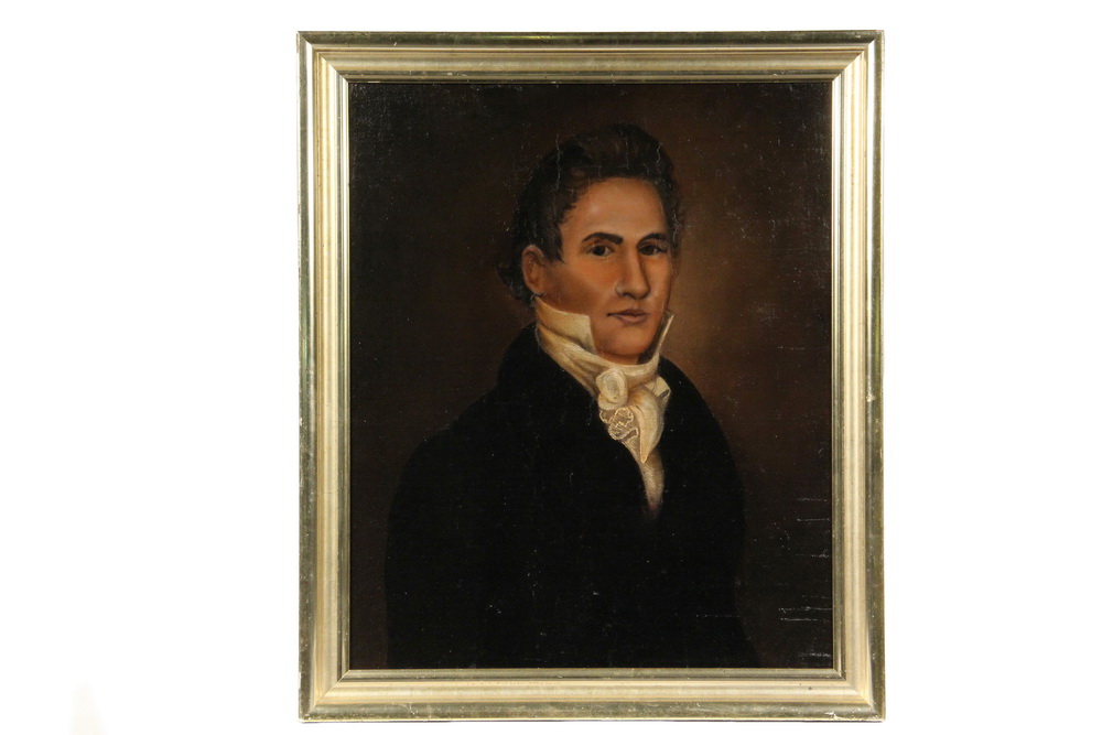 Appraisal: AMERICAN SCHOOL TH C - Portrait of a Gentleman with