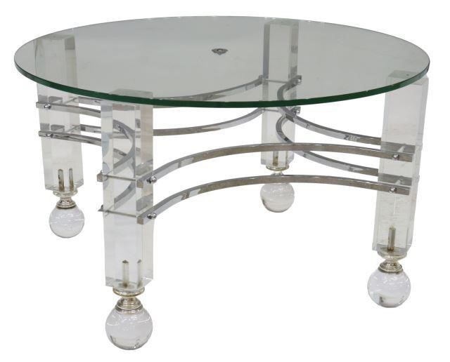 Appraisal: Mid-century modern side or coffee table attributed to Charles Hollis