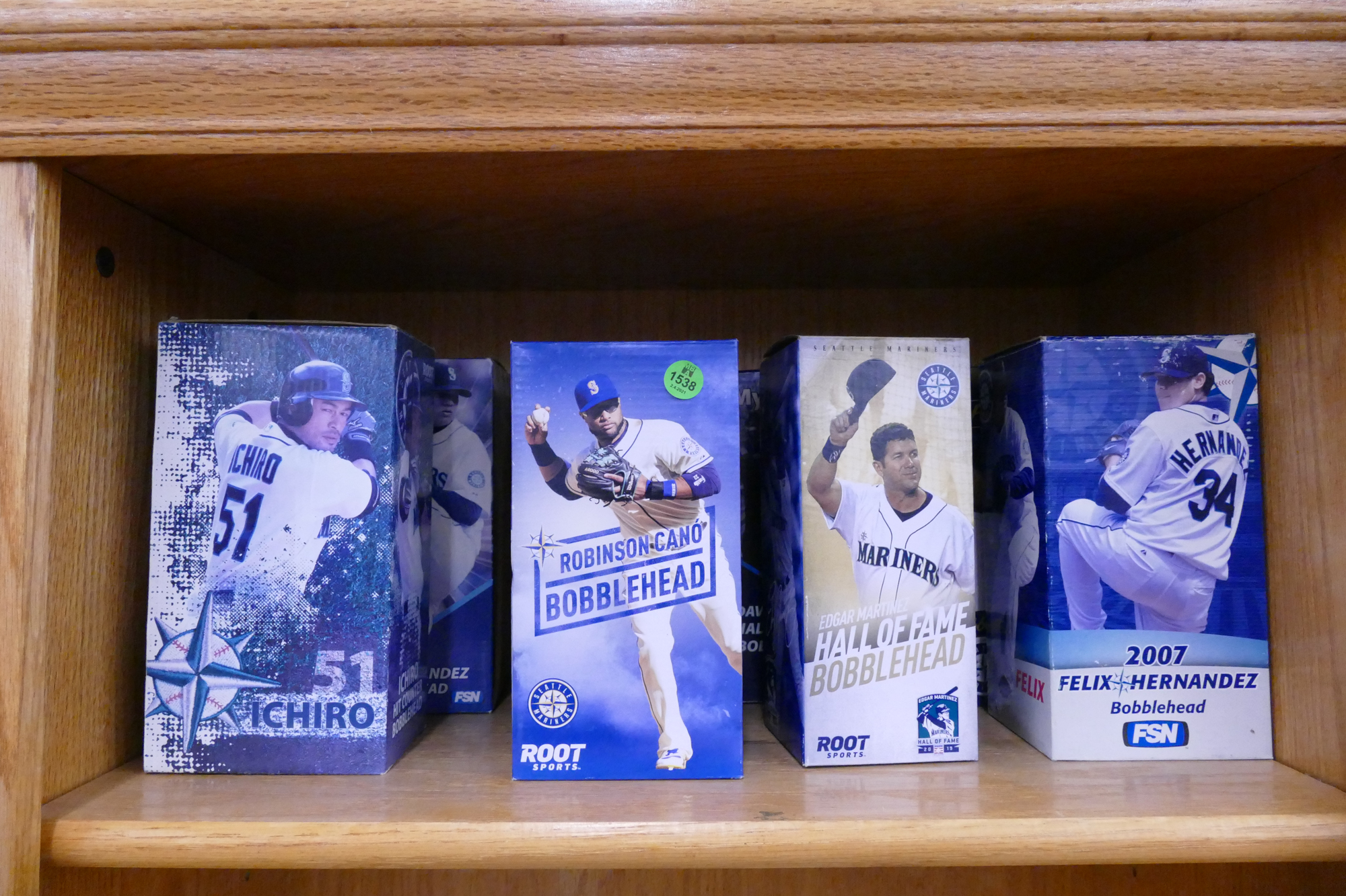 Appraisal: pc Mariners Baseball Bobbleheads in Boxes- Felix Hernandez Dave Niehaus