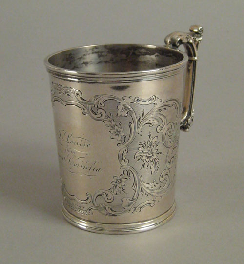 Appraisal: Providence Rhode Island silver cup by Gorham Co ca inscribed