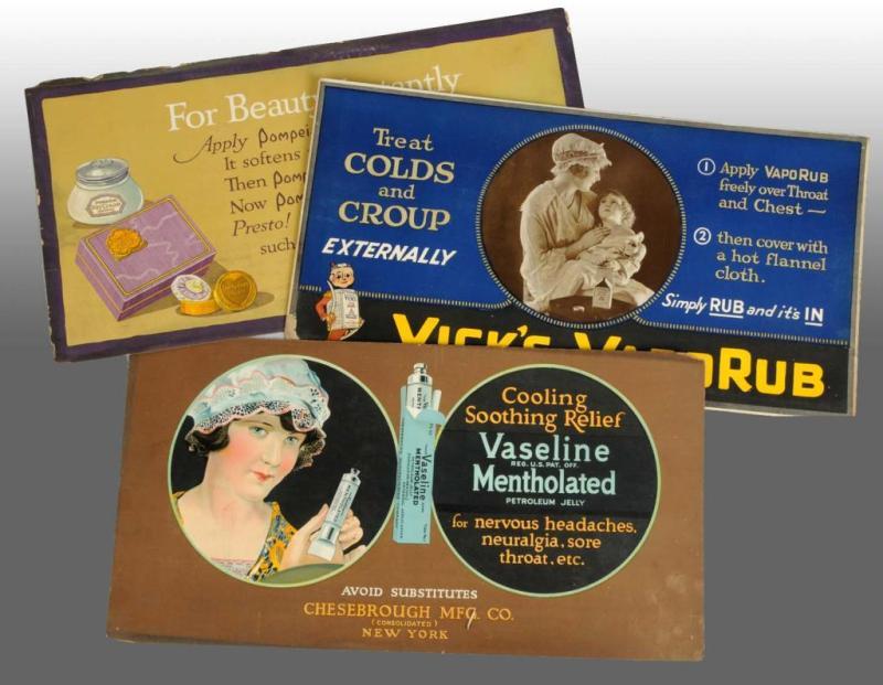 Appraisal: Lot of Assorted Posters Description Includes posters for Vick's Vaseline