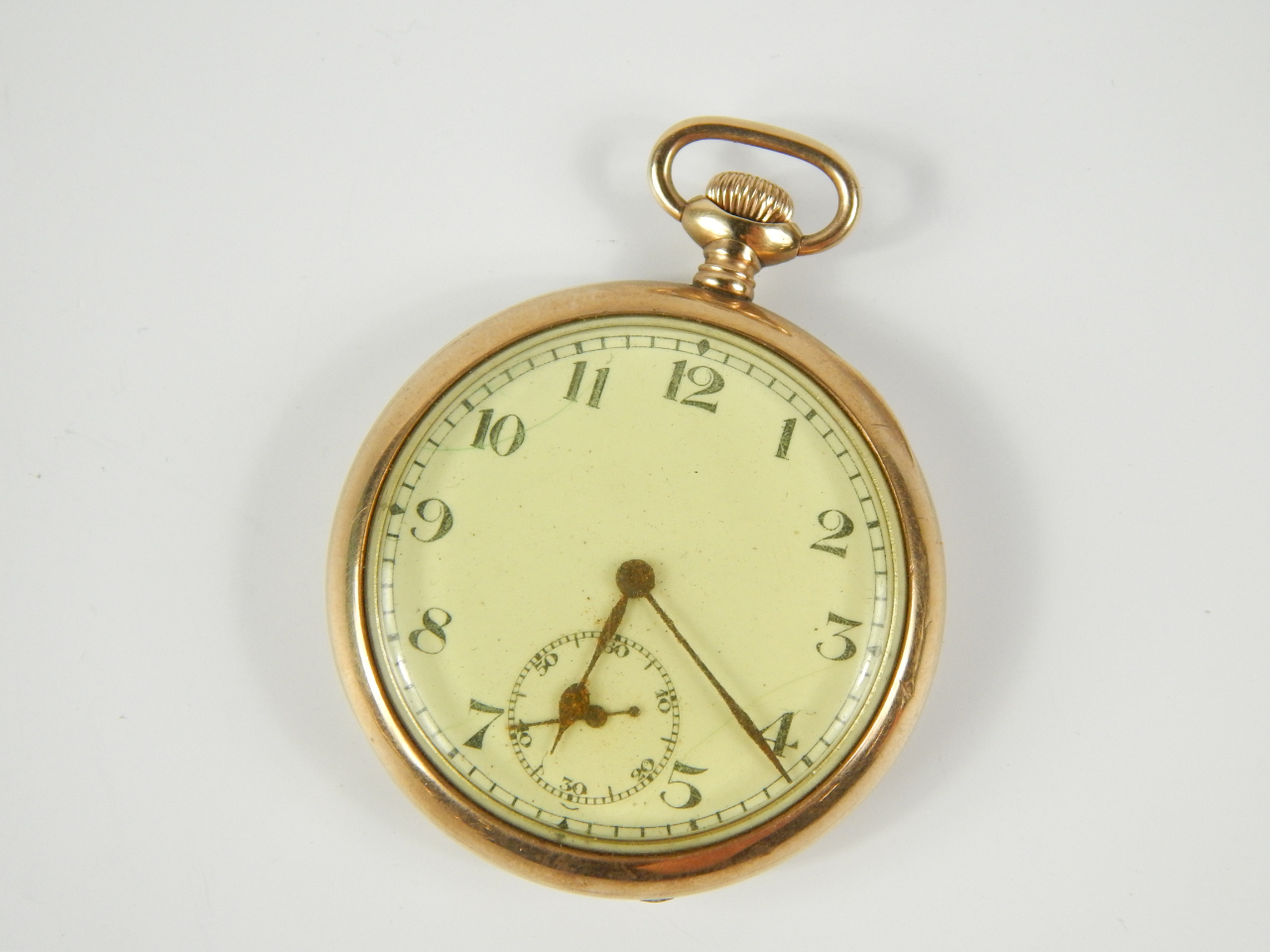 Appraisal: A George V gentleman's ct gold cased pocket watch keyless