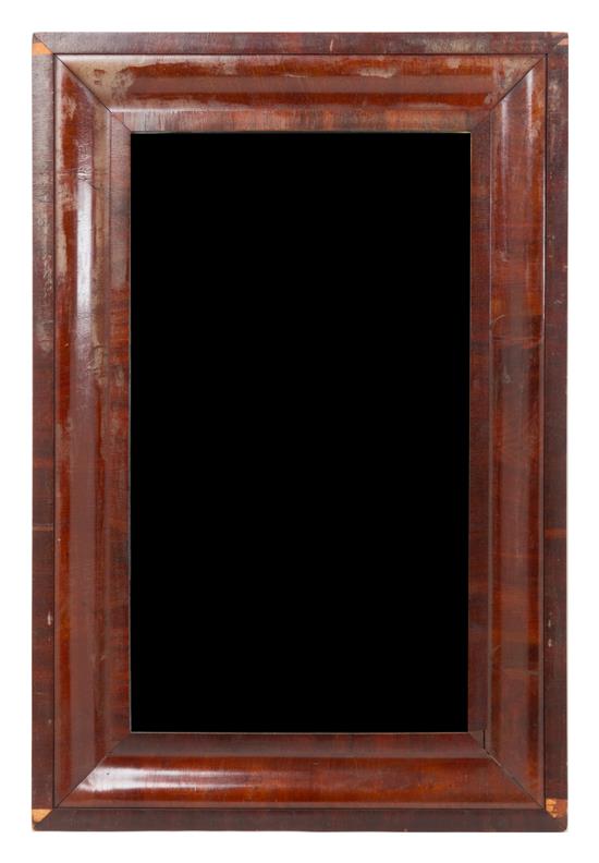 Appraisal: Sale Lot An American Mahogany Mirror having a rectangular plate